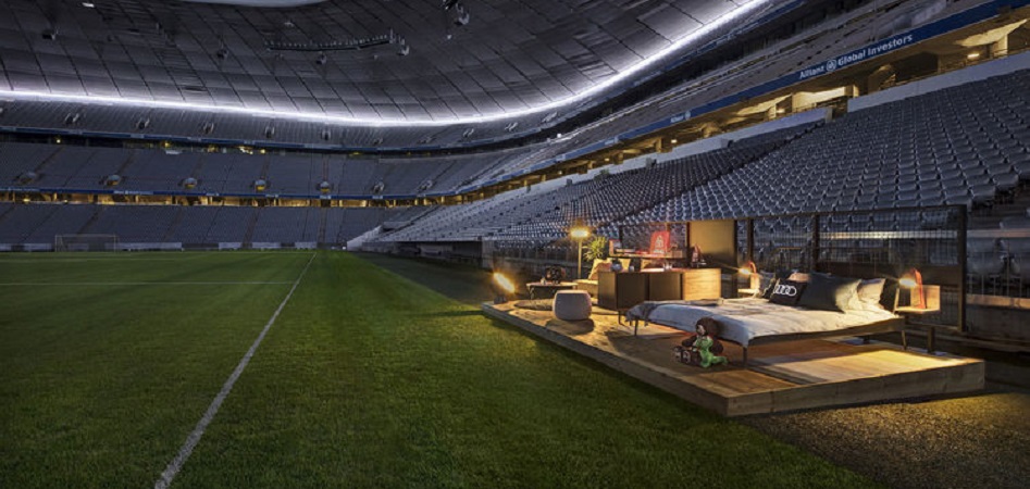 El Allianz Arena se alía con Airbnb para ser el hogar de una familia